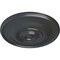 Ekena Millwork Jefferson Ceiling Medallion (Fits Canopies up to 2 7/8"), Hand-Painted Pewter, 11 3/4"OD x 3/8"P CM12JEPES - alternate 3